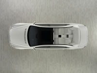 An overhead view of the Mayback Landaulet with its top retracted.